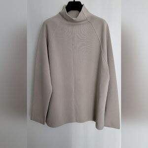 COS Taupe Women's Turtleneck Sweater